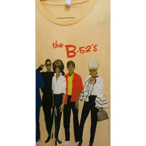 The B-52's Band Tee Men’s XL High Fidelity Graphic T-Shirt Retro Concert Style - Picture 4 of 7